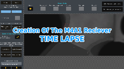 Creation Of The M4A1 Reciever Time Lapse