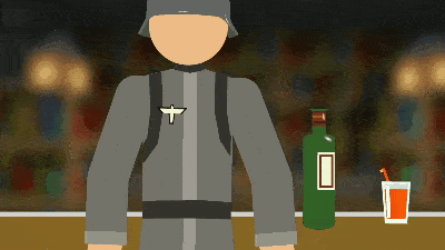 US Soldier vs German Soldier Fighting to Death