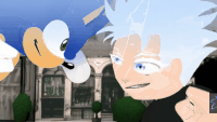 Sonic The Hedgehog Vs Satoru Gojo