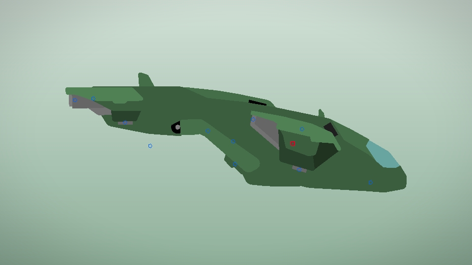 Halo UNSC D77 Troop Carrier
