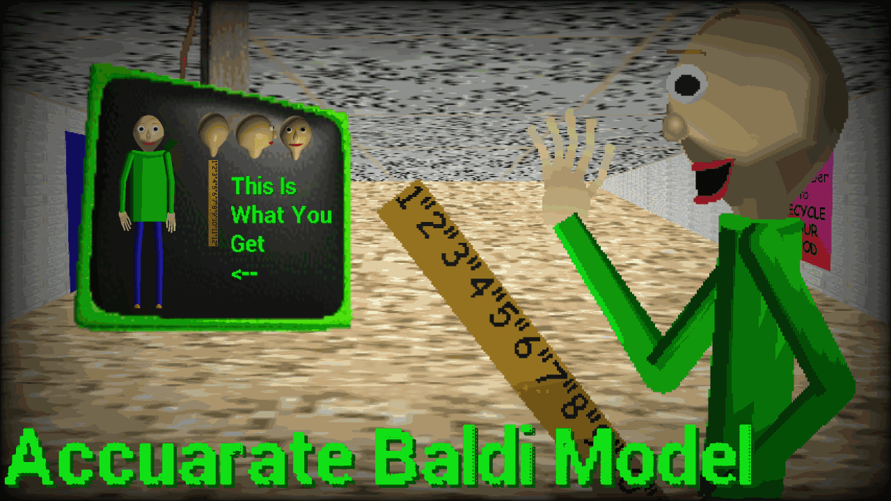 Accurate Baldi Model Movieclip
