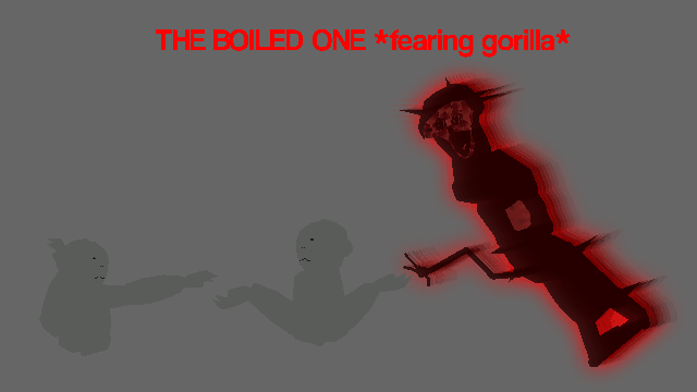 Boiled One Fearing Gorilla