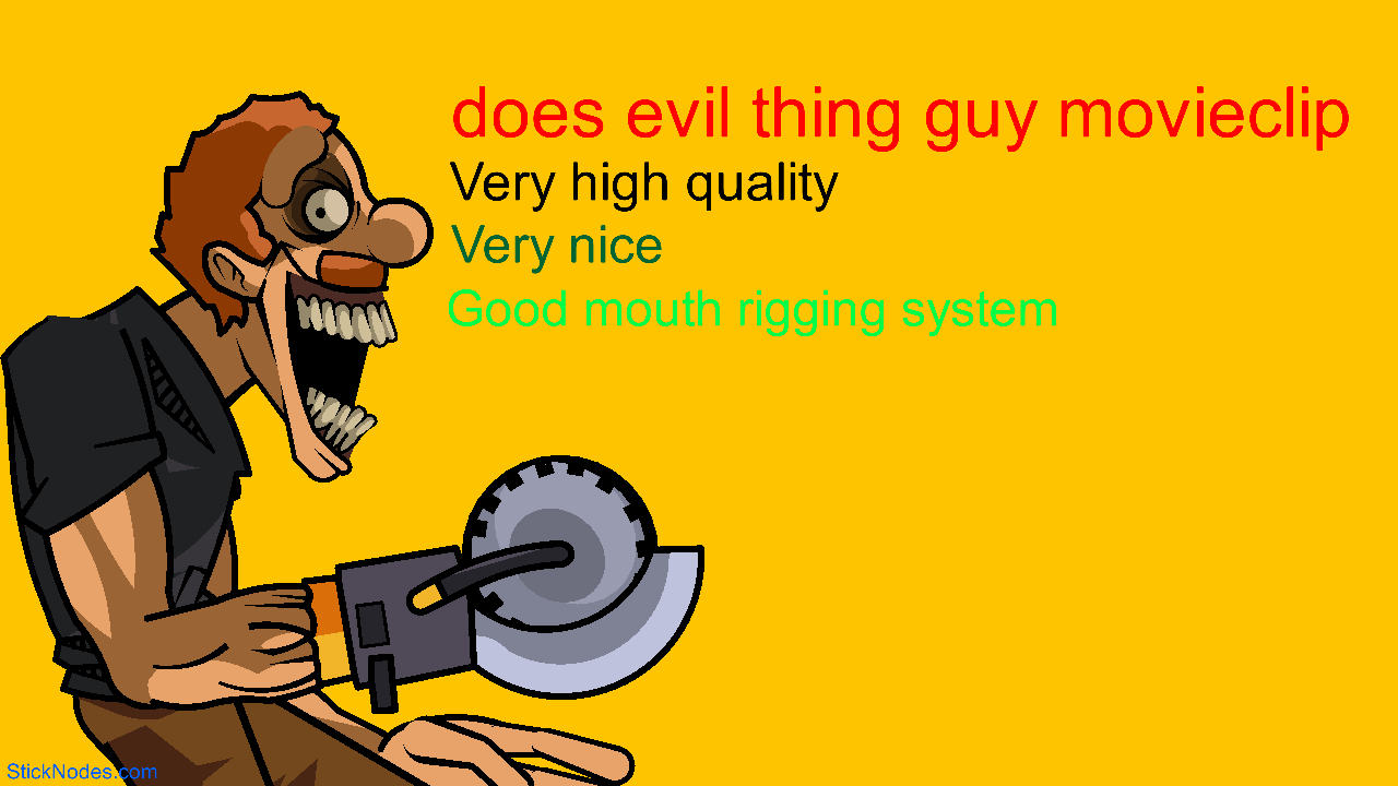 Does Evil Things Guy (FNF Shucks) Movieclip