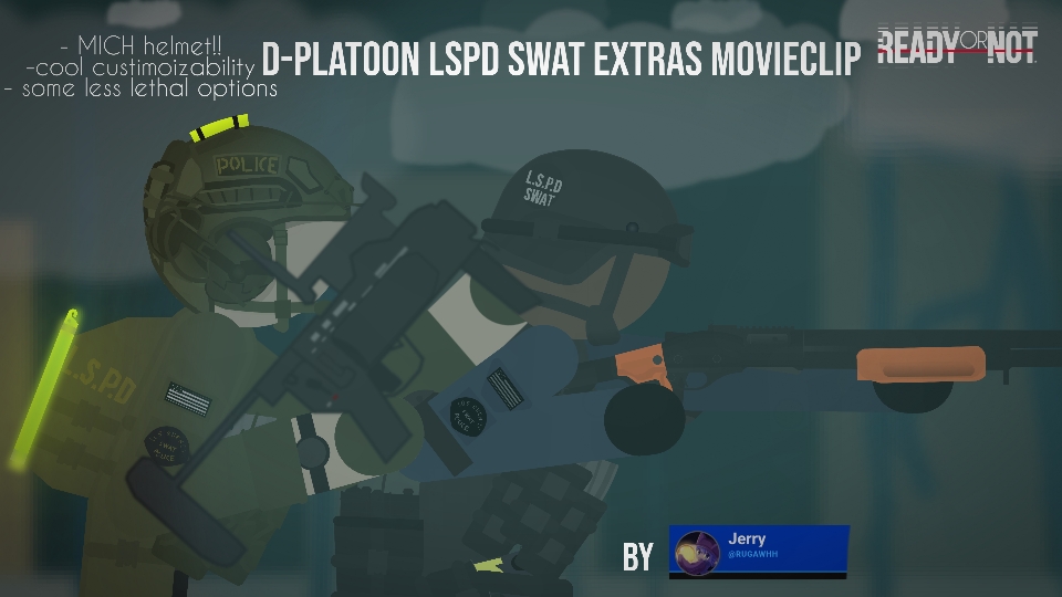 D-Platoon LSPD SWAT Extras Movieclip
