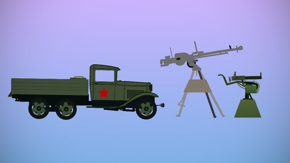 GAZ-AAA (4m and DshK) Pack