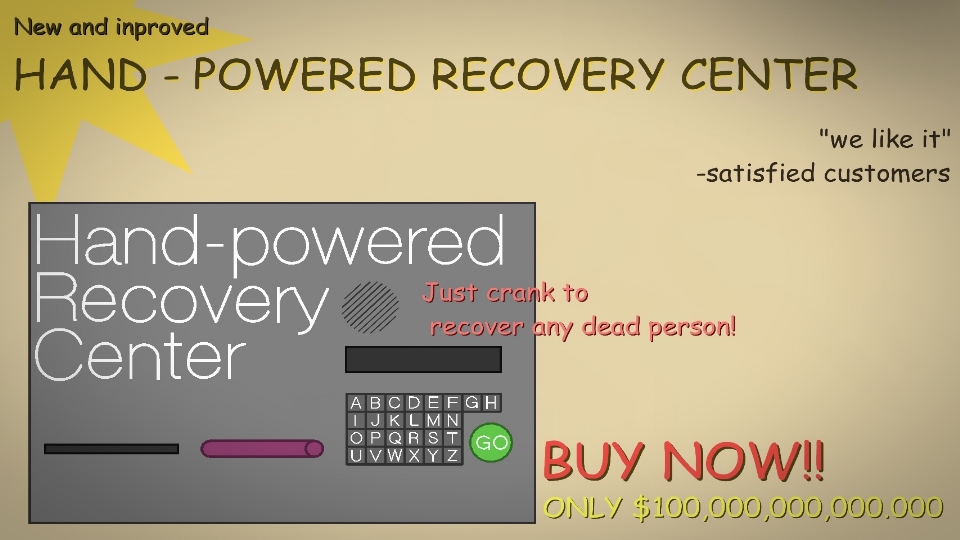 Hand Powered Recovery Center