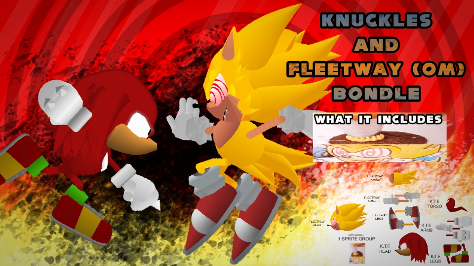 Knuckles and Fleetway (OM) Bundle Movieclip