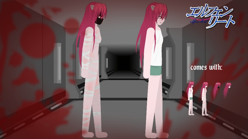Lucy Diclonius (Elfen Lied) Movieclip