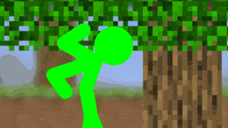 Minecraft Wood Block Break Effect Movieclip
