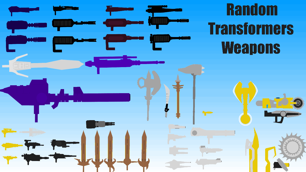 Random Transformers Weapons Movieclip