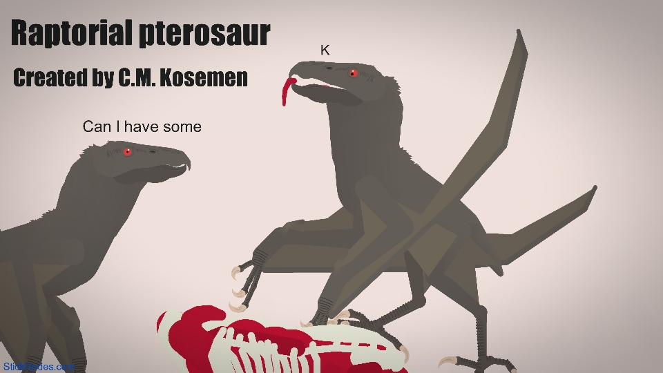 Raptorial Pterosaur Movieclip