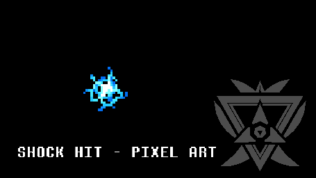 Shock Hit Pixel Art VFX