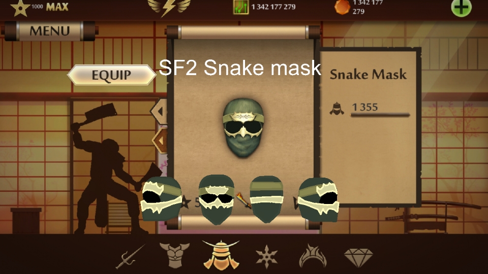 Snake Mask SF2 Pack