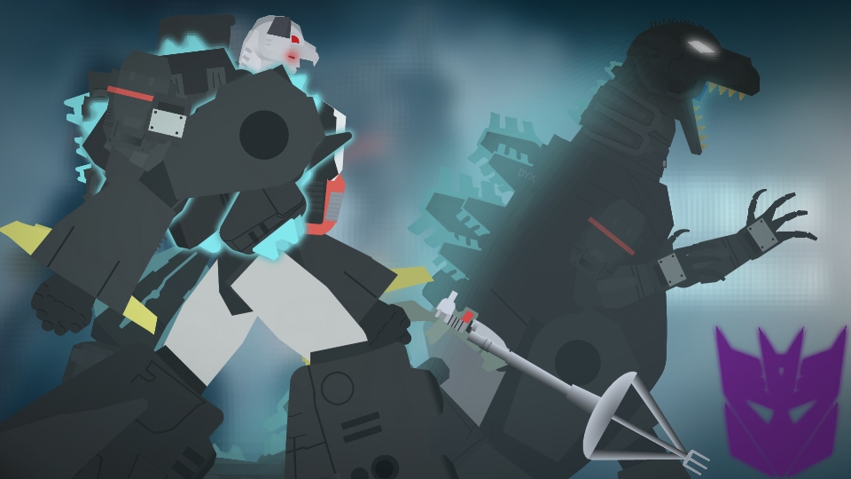 Transformers Crossovers Megatron Type Godzilla Movieclip