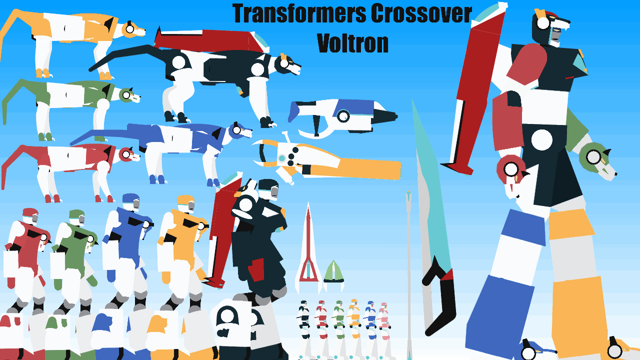 Transformers Crossover Voltron Pack