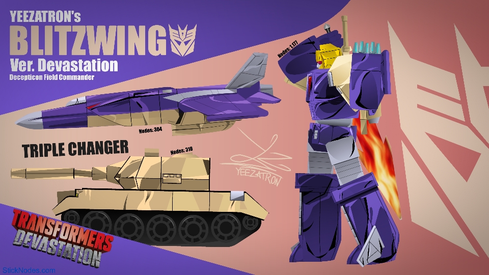 Transformers Yeezatron Blitzwing Movieclip