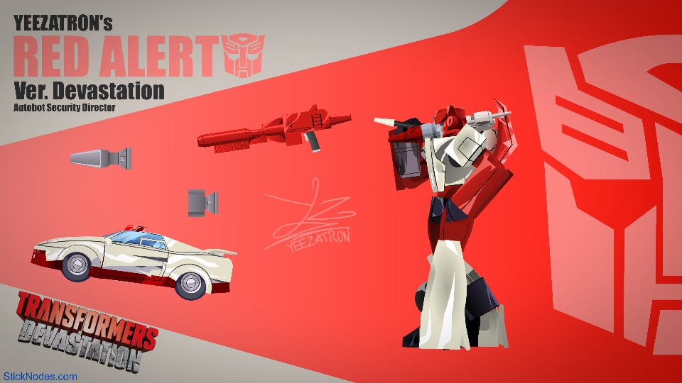 Transformers Yeezatron Red Alert Movieclip