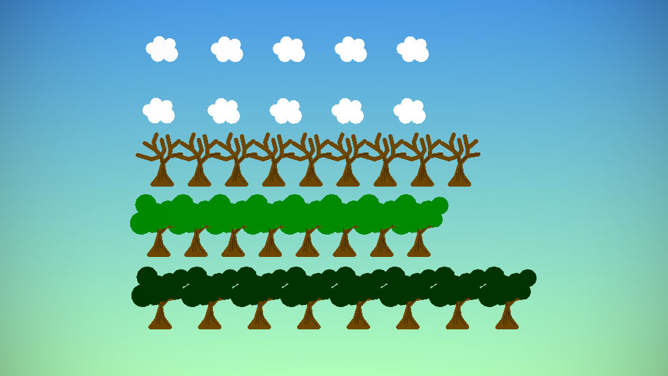 Trees and Clouds Pack