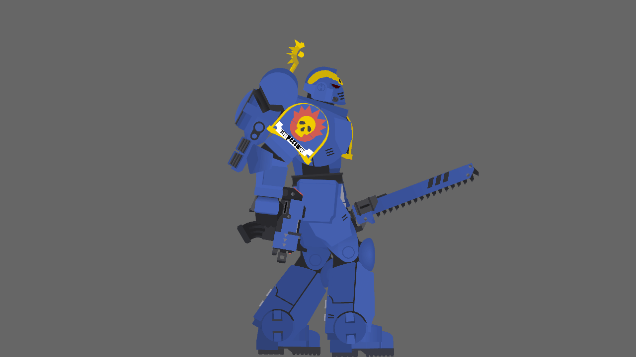 Ultramarine Captain Movieclip