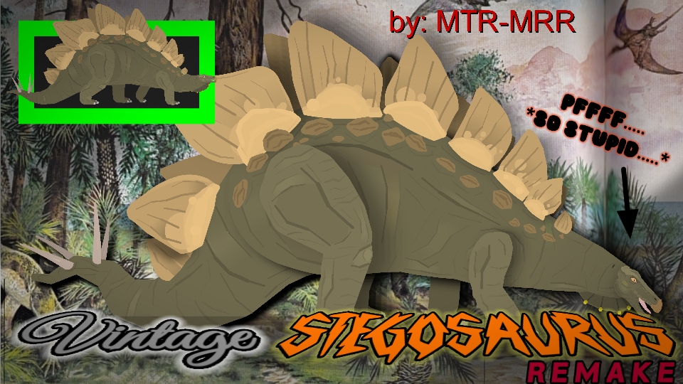 Vintage Stegosaurus Remake Movieclip
