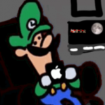 Profile picture of Luigi in a car